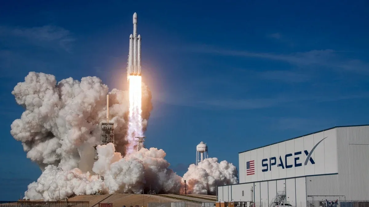 Foguete Space X Neuq 1200